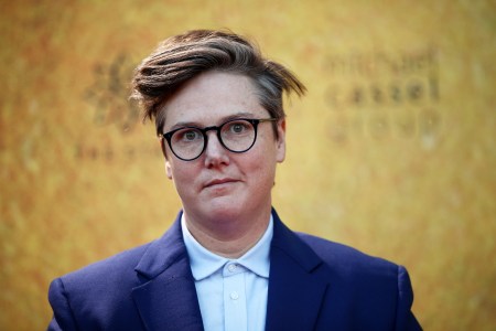 Hannah Gadsby attends the Australian premiere of Hamilton at Lyric Theatre, Star City on March 27, 2021 in Sydney, Australia.