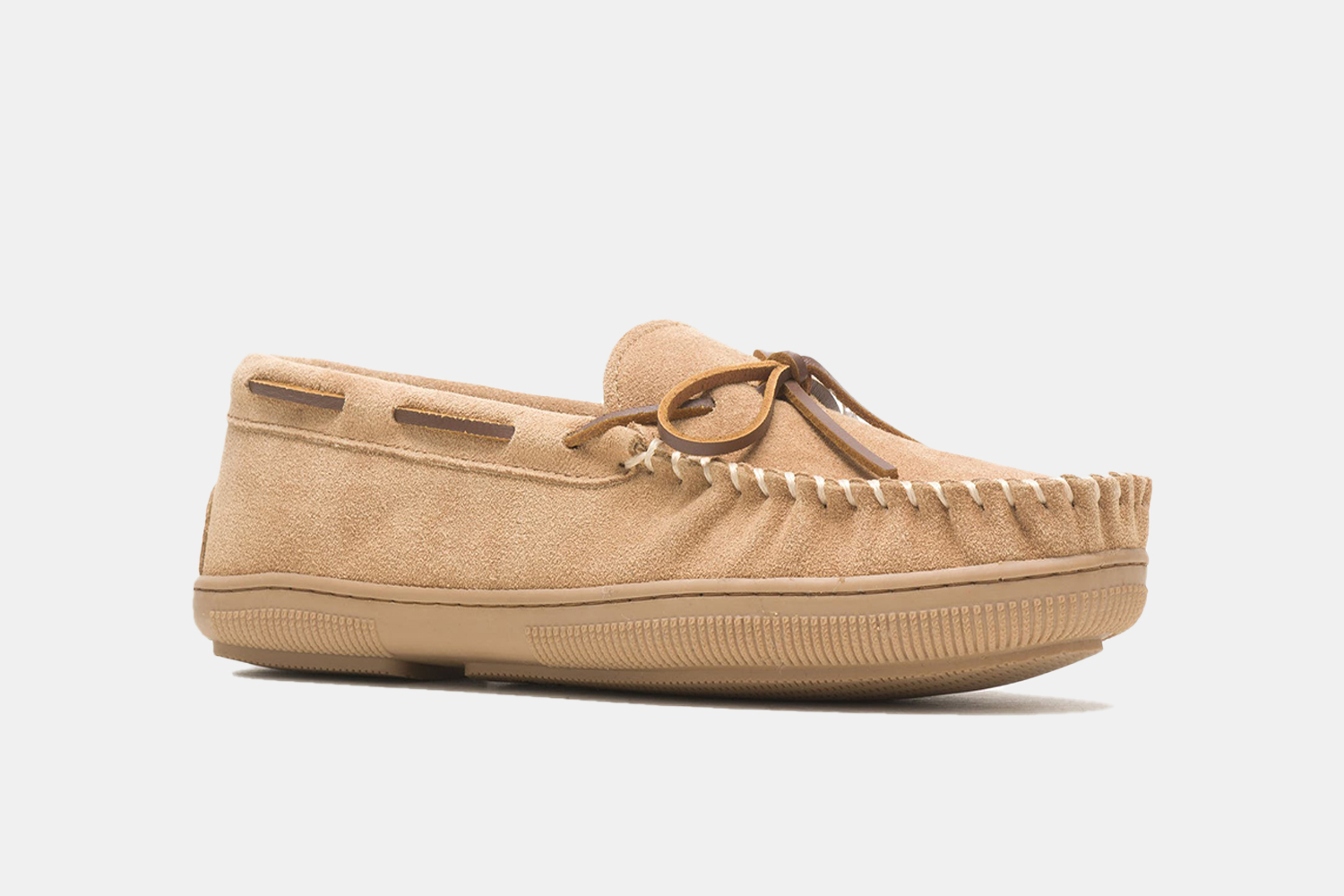 a classic suede looking moccasin