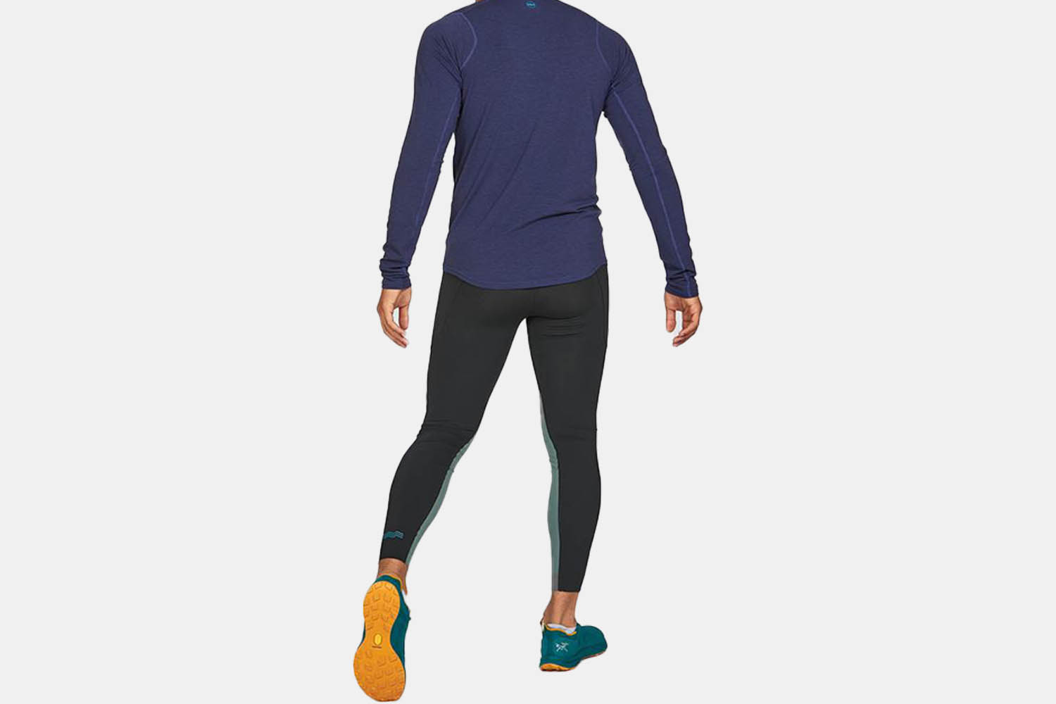 a model in a pair of black tights