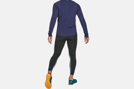 a model in a pair of black tights