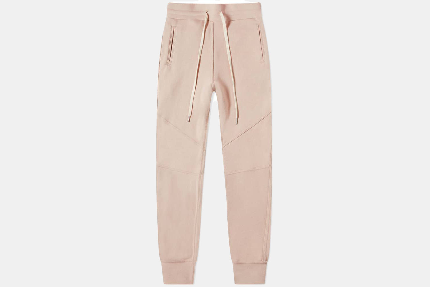 a pair of pink sweatpants 