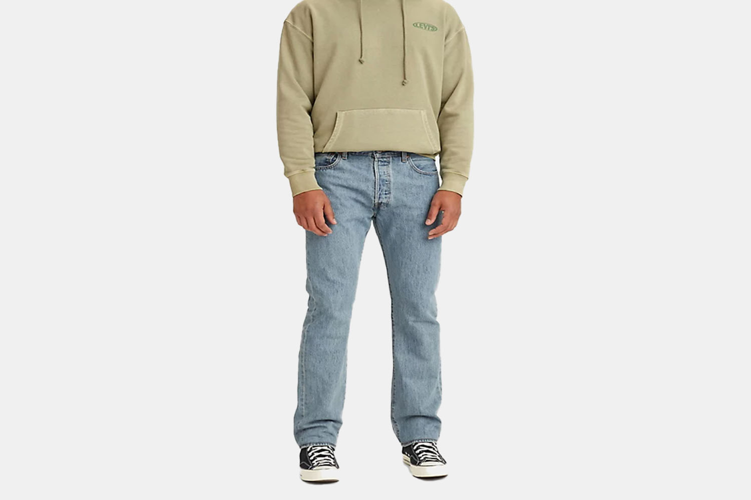 a pair of Levi's 501 jeans