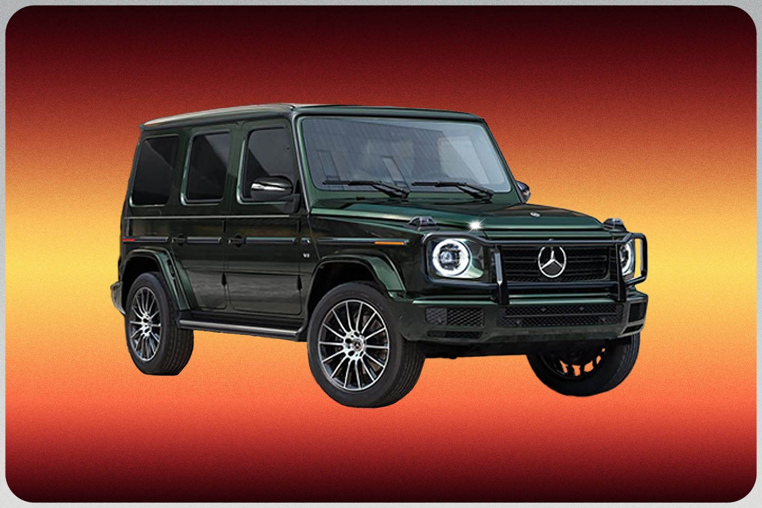 Our Pick for the Best Throwback Luxury SUV Design: 2022 Mercedes-Benz G-Class in Green