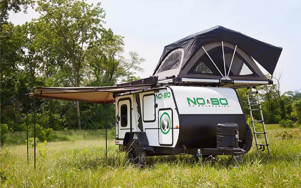 Make the most of your next summer road trip in Texas with this No Boundaries NB10.6 tow-behind trailer that's perfect for outdoor exploration