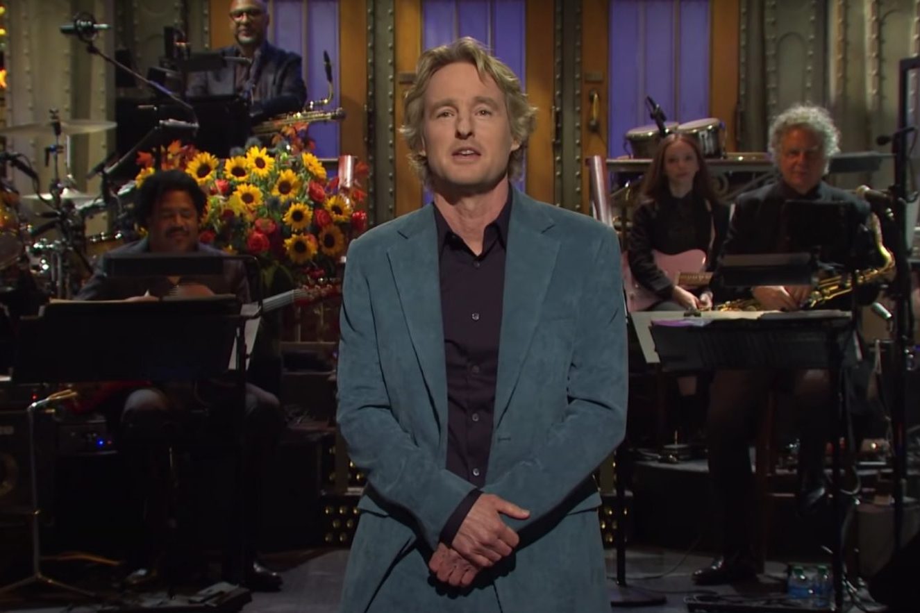 Actor Owen Wilson hosts the season premiere of "Saturday Night Live" on October 2, 2021