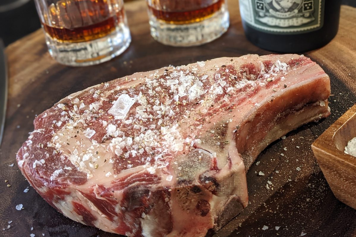Meat N’ Bone’s dry-aging process starts with Diplomatico’s award-winning Reserva Exclusiva rum