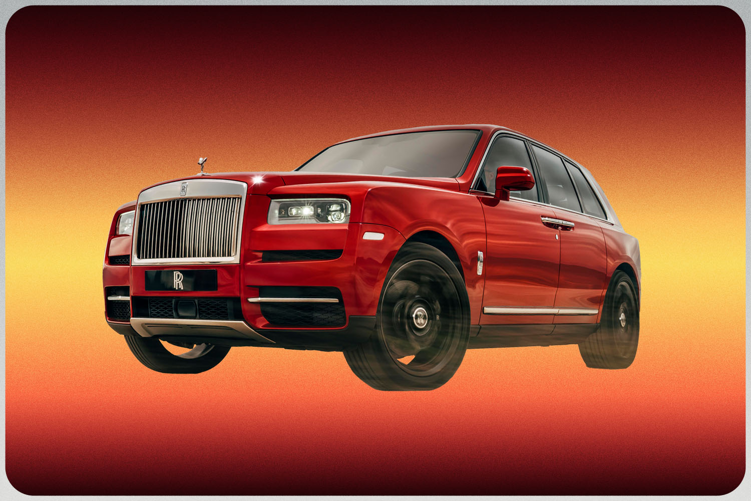 Our Pick for the Best Bespoke Luxury SUV: 2022 Rolls-Royce Cullinan in Red