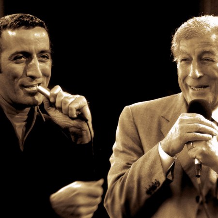 Tony Bennett in his 30s on the left and in his 90s on the right. The legendary crooner recently retired from performing and released his last album, Love for Sale, with Lady Gaga.