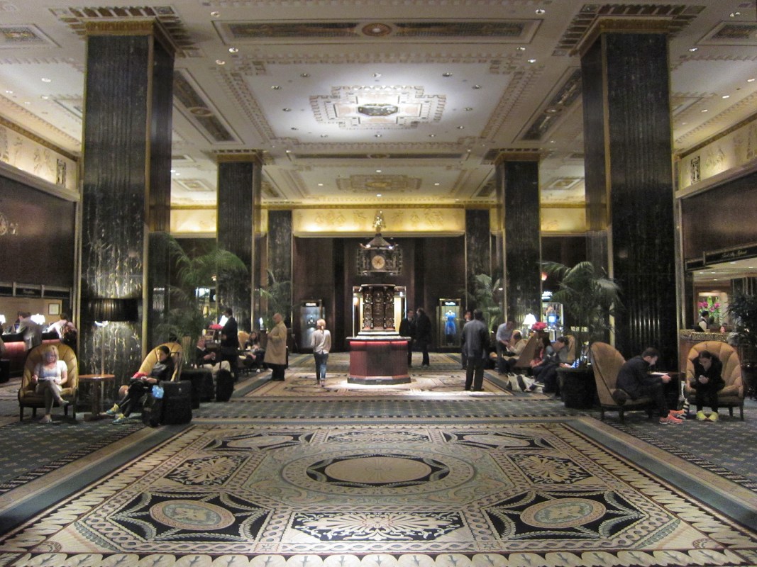 Waldorf Astoria lobby