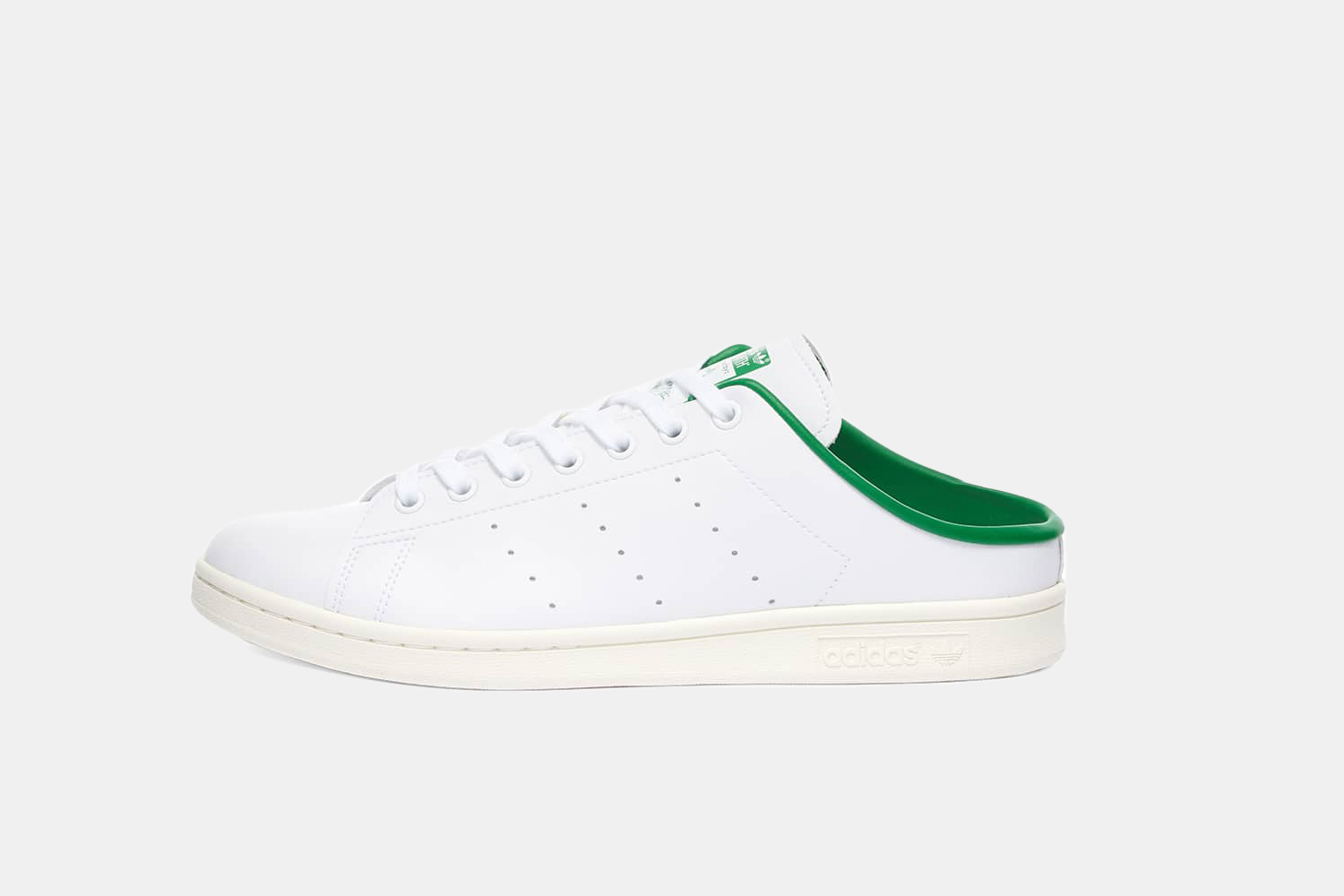 a white sneaker with a backless cut