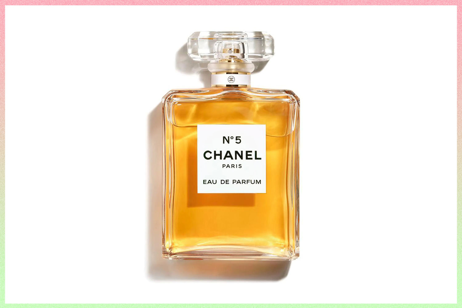 Bottle of Chanel No. 5 perfume