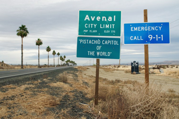 City Limit sign for the Central Valley.