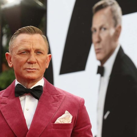 Daniel Craig attends the World Premiere of "NO TIME TO DIE" at the Royal Albert Hall on September 28, 2021 in London, England. The "No Time to Die" actor recently admitted he likes a vodka and soda as his preferred cocktail.