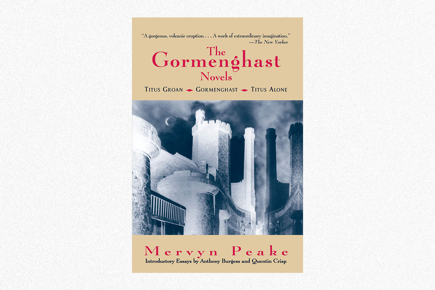 The book cover for Gormenghast by Mervyn Peake 