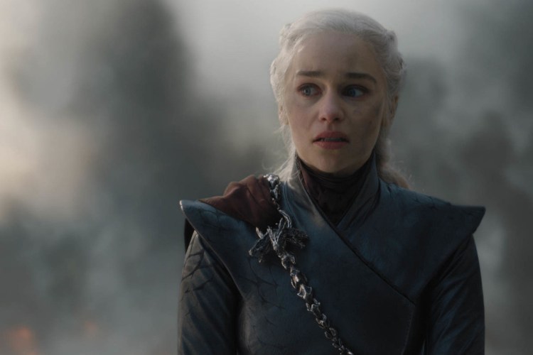 Emilia Clarke in Game of Thrones season 8, episode 5 ... which was not well loved by viewers, according to a new chart