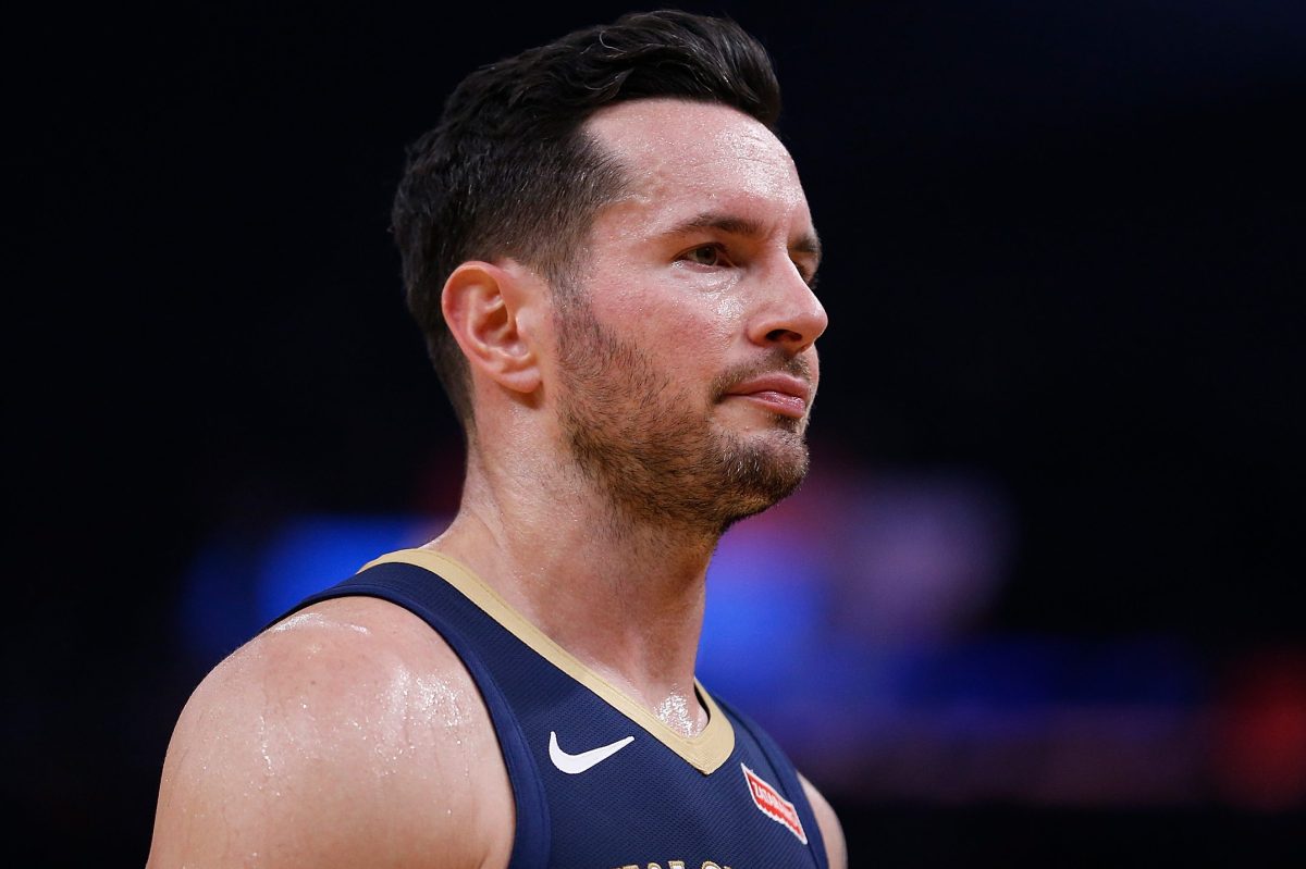 JJ Redick when he was a member of the New Orleans Pelicans in 2019