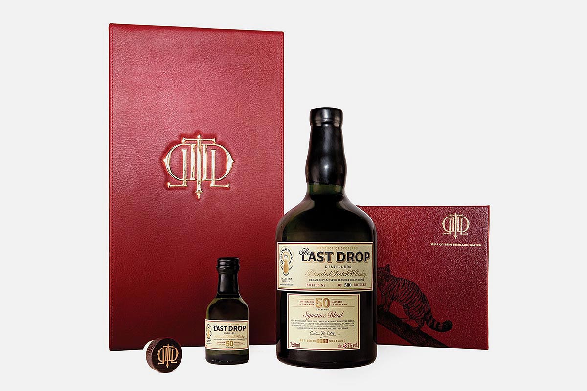 The Last Drop 50 Year Old Blended Scotch Whisky, of which only 500 bottles were released