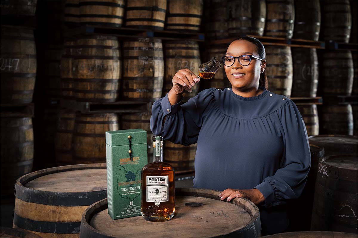 Mount Gay's Trudiann Branker, who's been the Master Blender since 2019