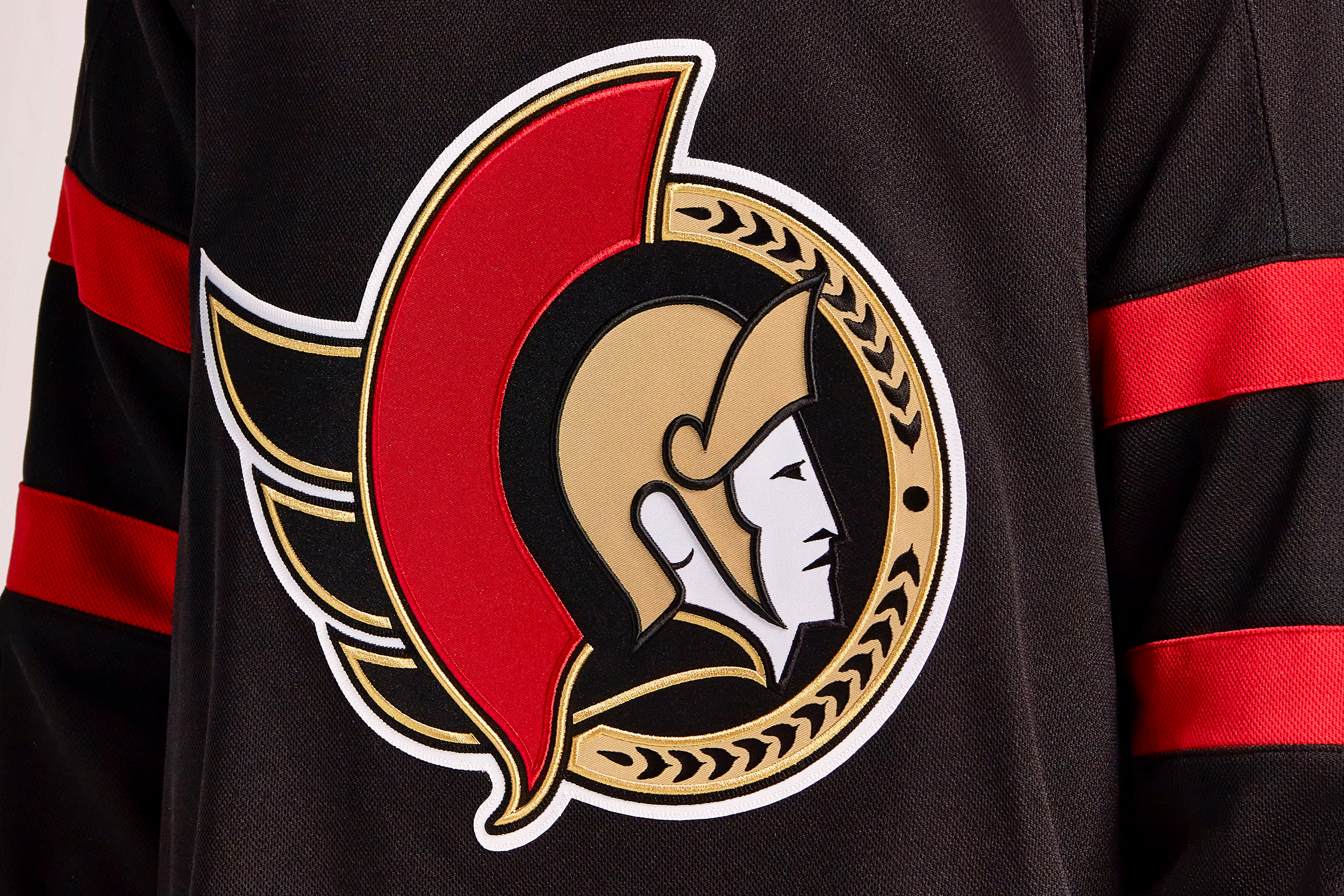 The Senators' new jersey.