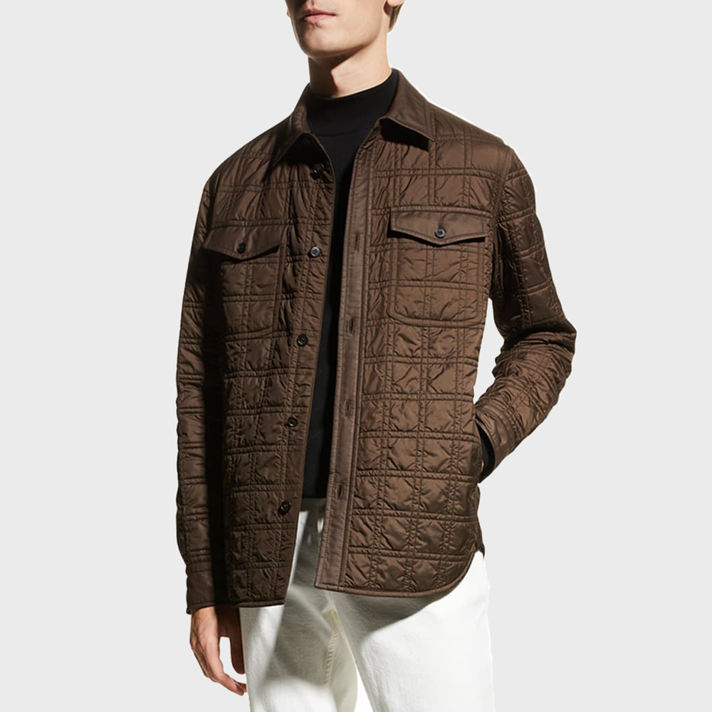 Brioni Lightweight Quilted Overshirt