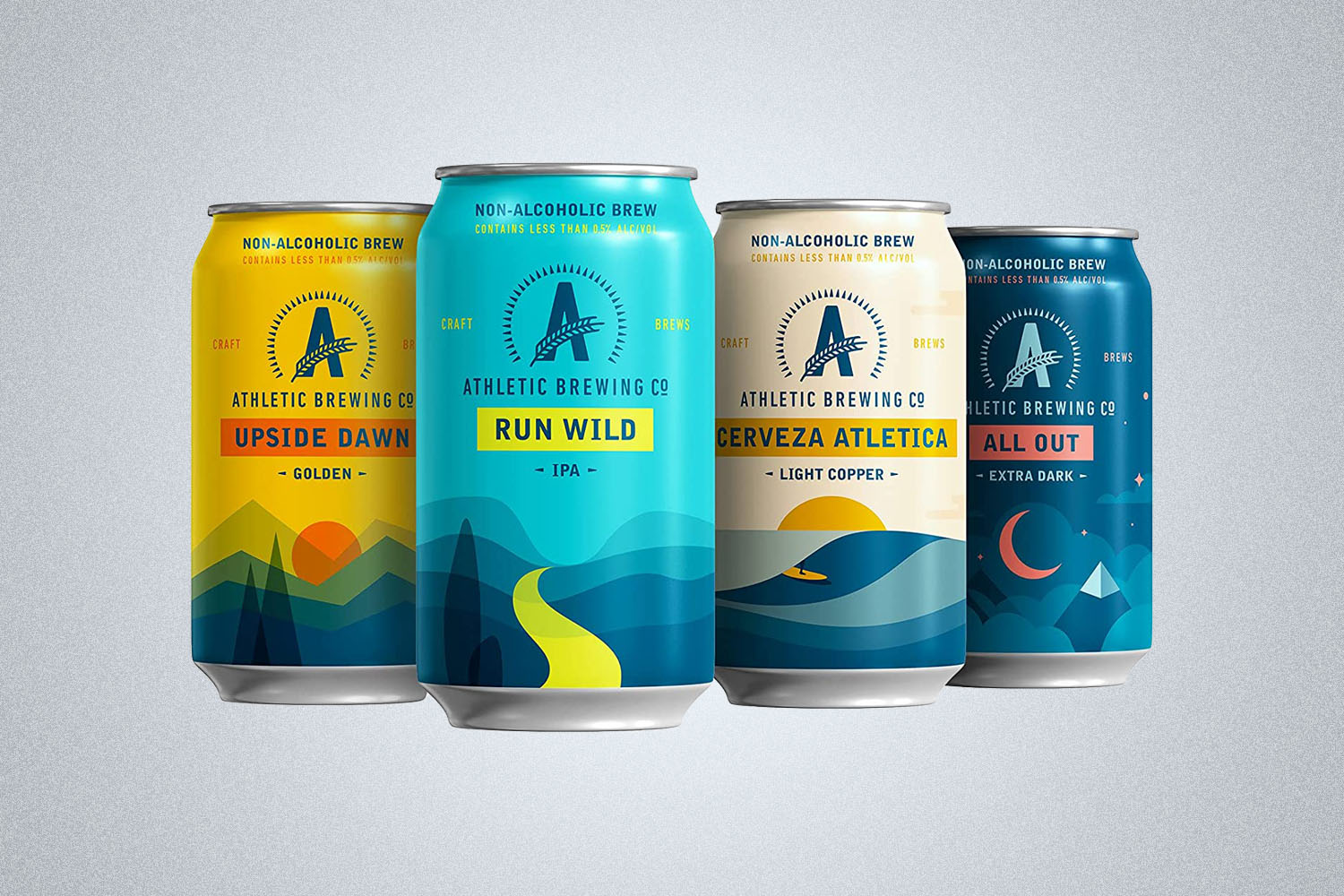 The Athletic Brewing Craft Beer in multiple flavors is a refreshing non-alcoholic beer for athletes and fitness people looking to enjoy beer without the added alcohol