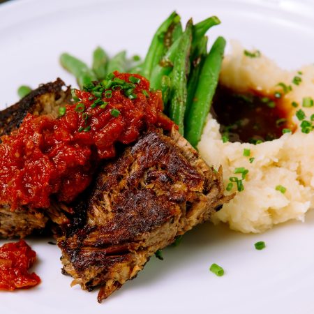 Chefs Jeff IcInnis and Janine Booth of Root & Bone have a take on Southern-style meatloaf