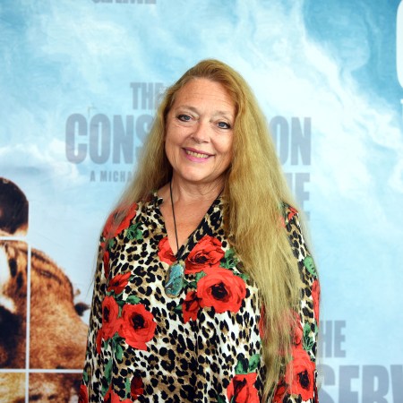 Carole Baskin attends the Los Angeles theatrical premiere of "The Conservation Game" on August 28, 2021 in Santa Monica, California.