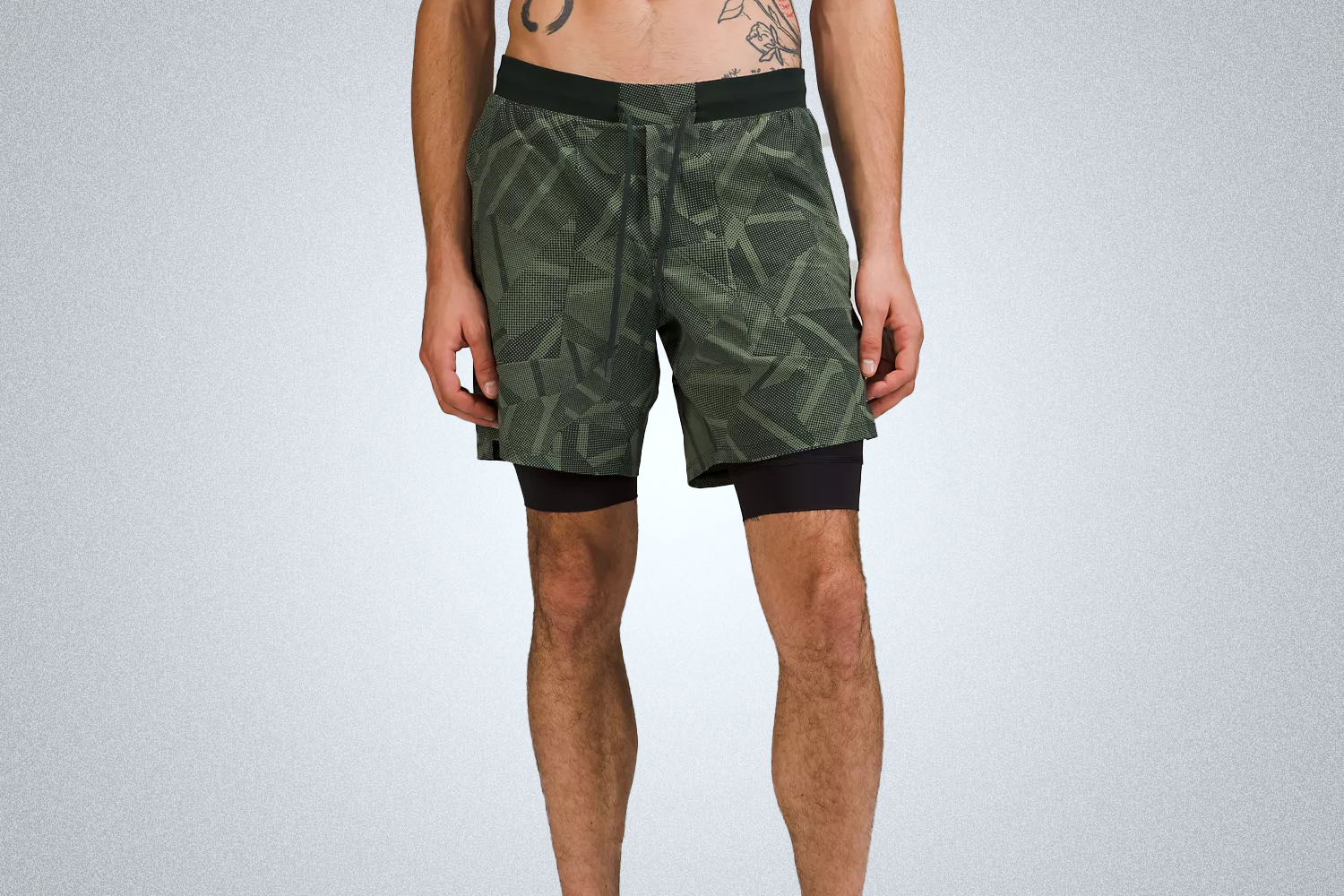 The Lululemon License to Train Lined 7" Short is lightweight and moisture-wicking for workouts and days of fitness