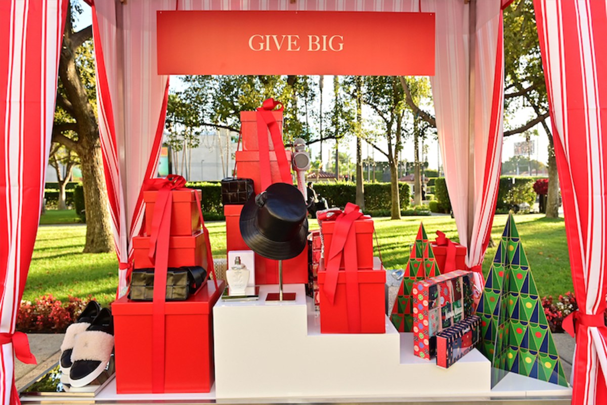 a display of fun gifts from Neiman Marcus