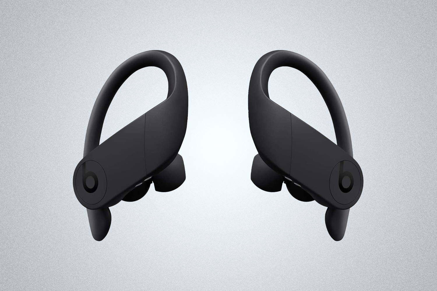 The Powerbeats Pro Wireless Earbuds in black are the best earbuds for working out because of the small size and waterproof design that resists sweat