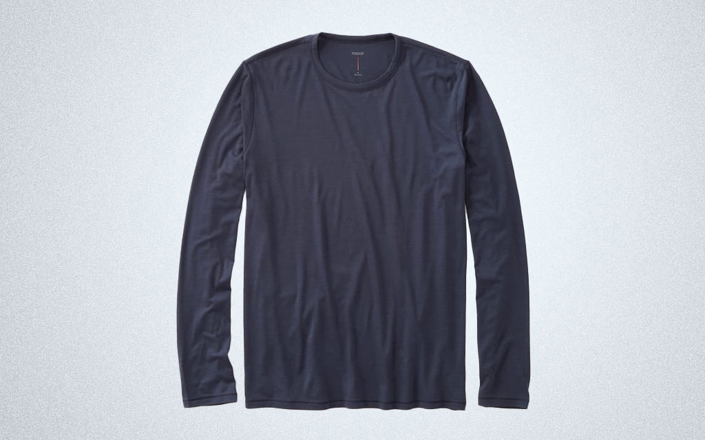 The Proof 72-Hour Merino Long-Sleeve Tee is a Merino wool tee shirt for hiking, camping and spending time outdoors when versatile clothing is important