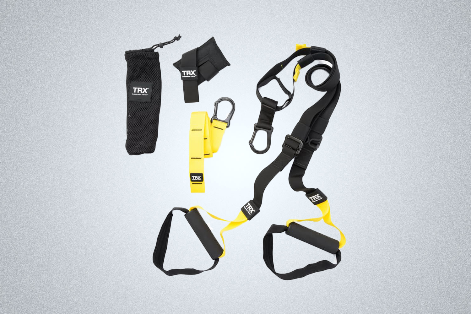 The TRX Original Strong System is portable for on-the-go workouts away from home
