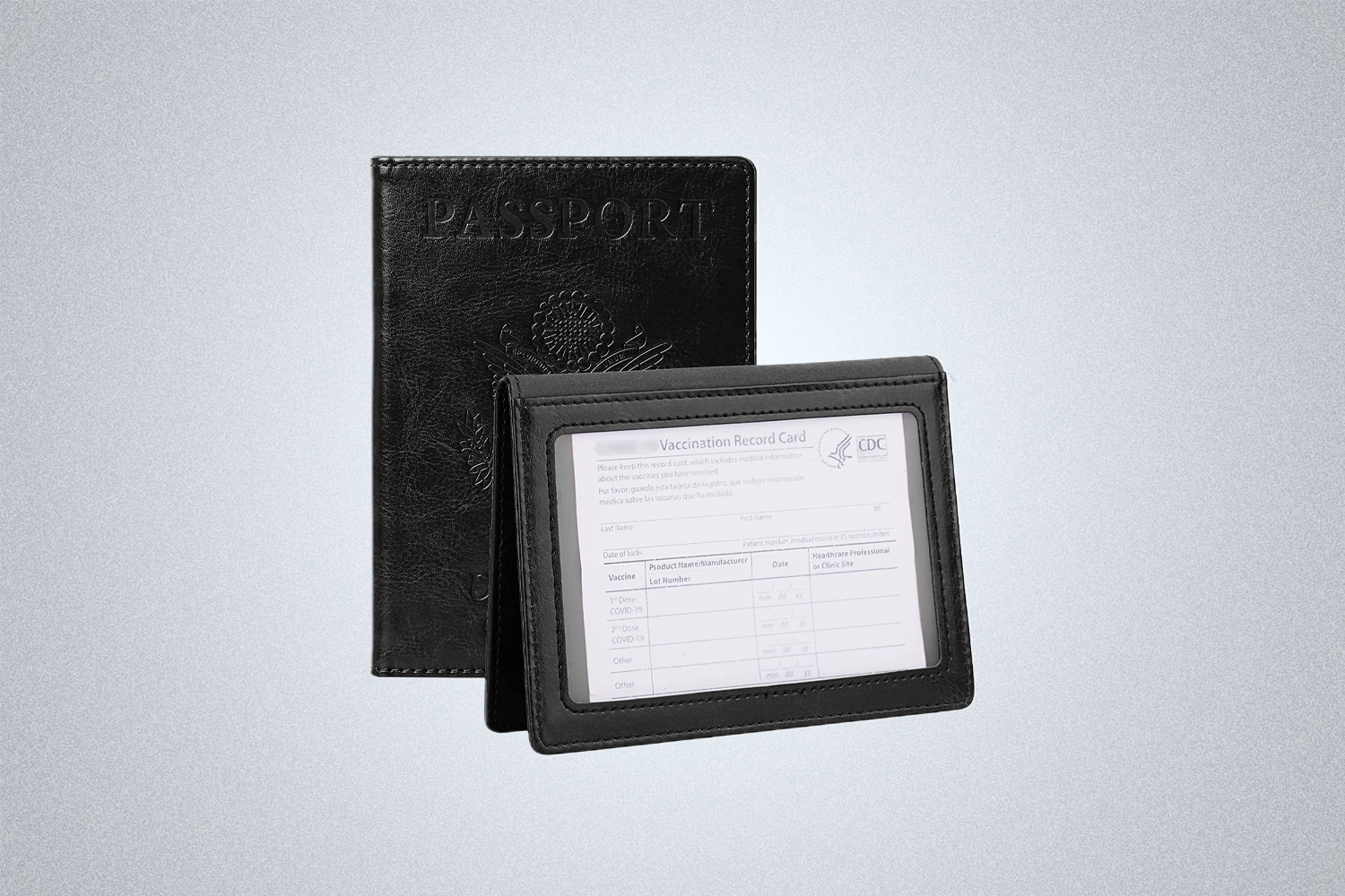 Tigari Passport and Vaccine Card Combo Holder