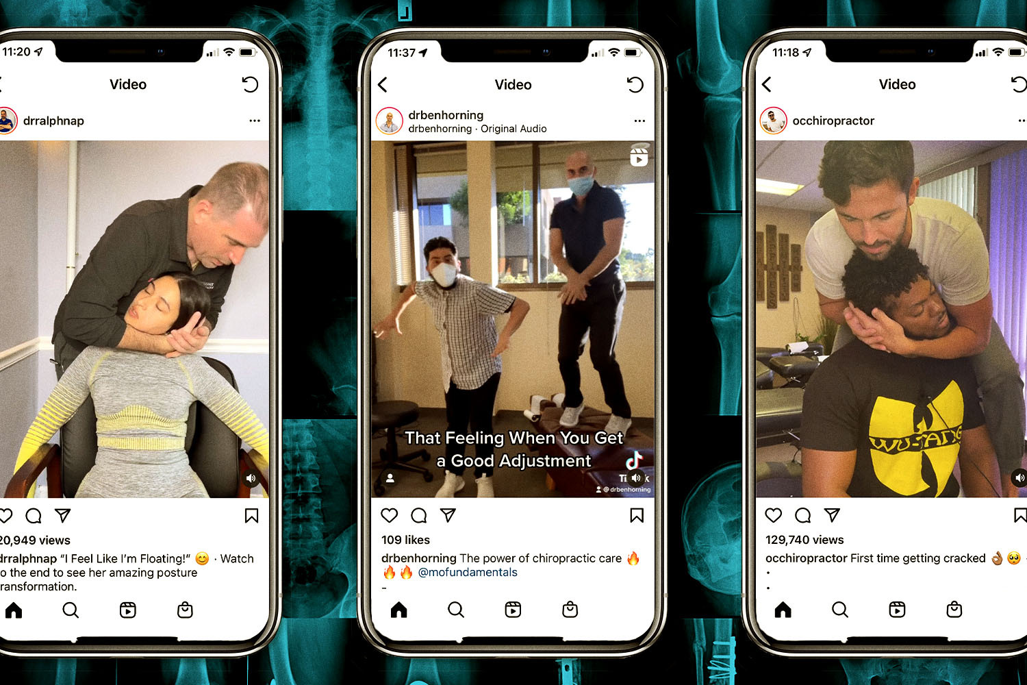 Chiropractic content has been booming across social platforms