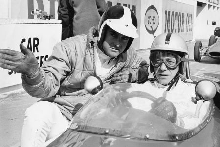 Bob Bondurant And Yves Montand