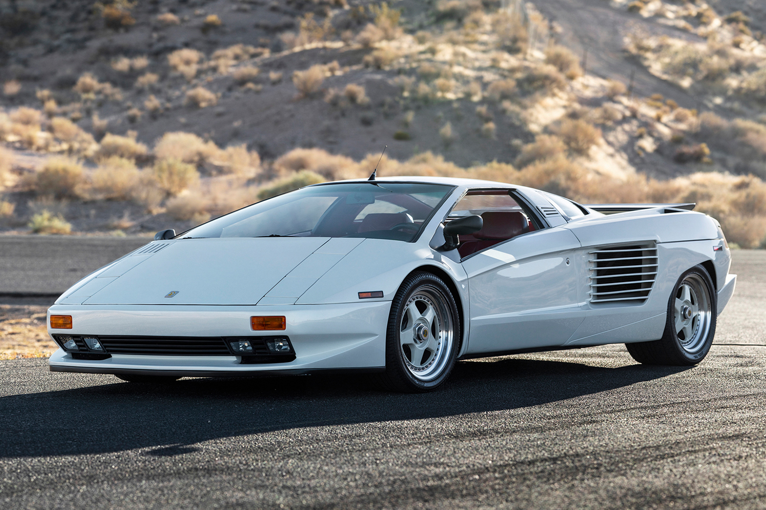 The 1988 Cizeta-Moroder V16T, a prototype supercar owned by Giorgio Moroder that's headed to auction at RM Sotheby's in January 2022