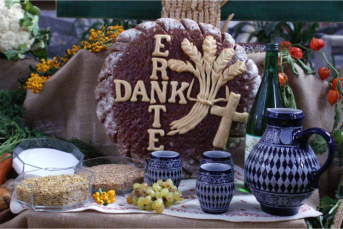 A picture from Erntedankfest, a "harvest thanksgiving festival" held in parts of Germany