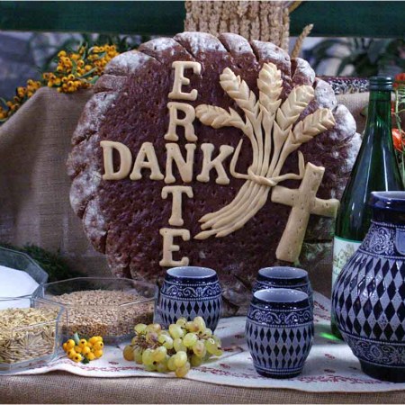 A picture from Erntedankfest, a "harvest thanksgiving festival" held in parts of Germany