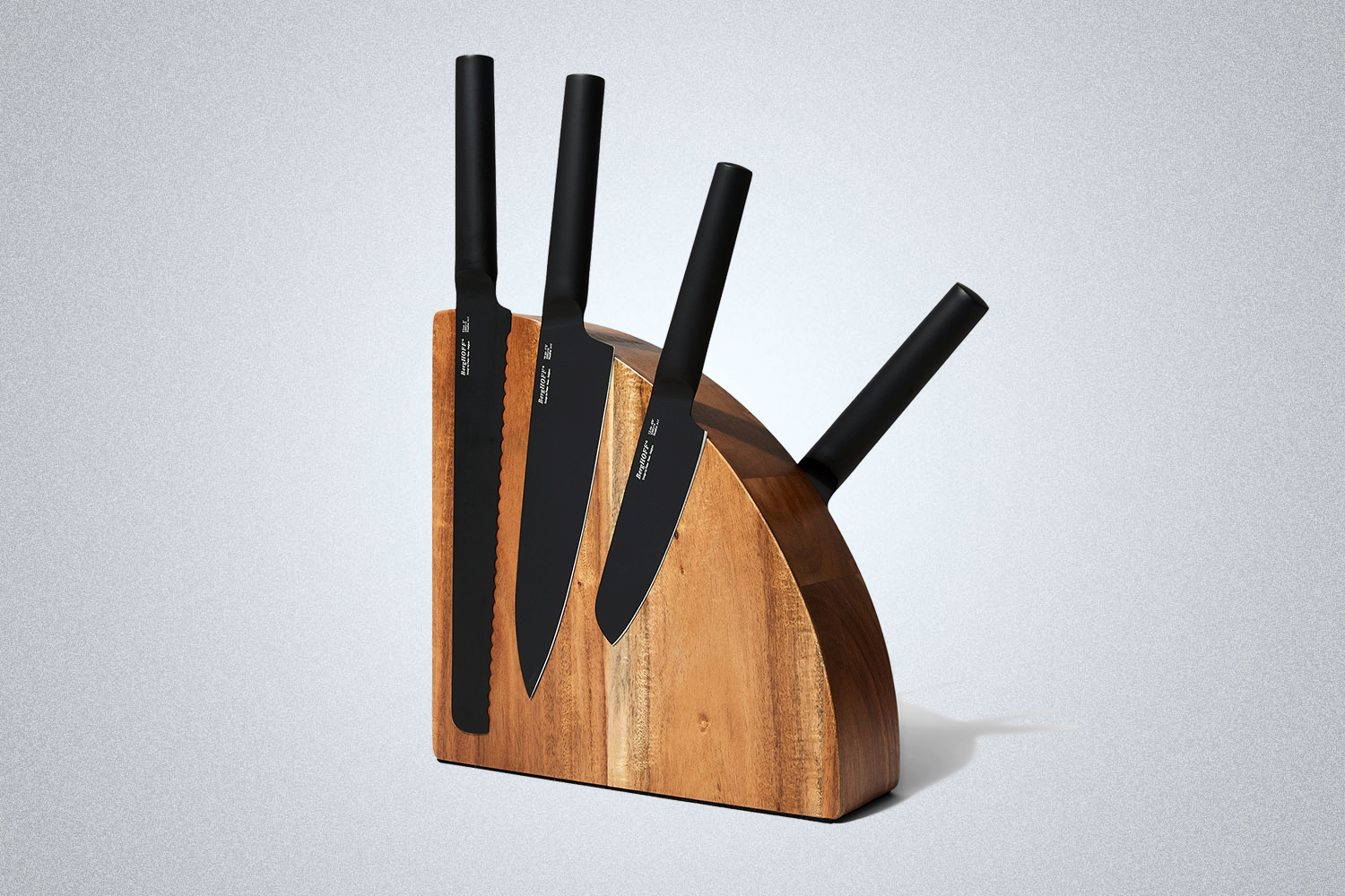 Marcellin Magnetic Acacia Knife Block