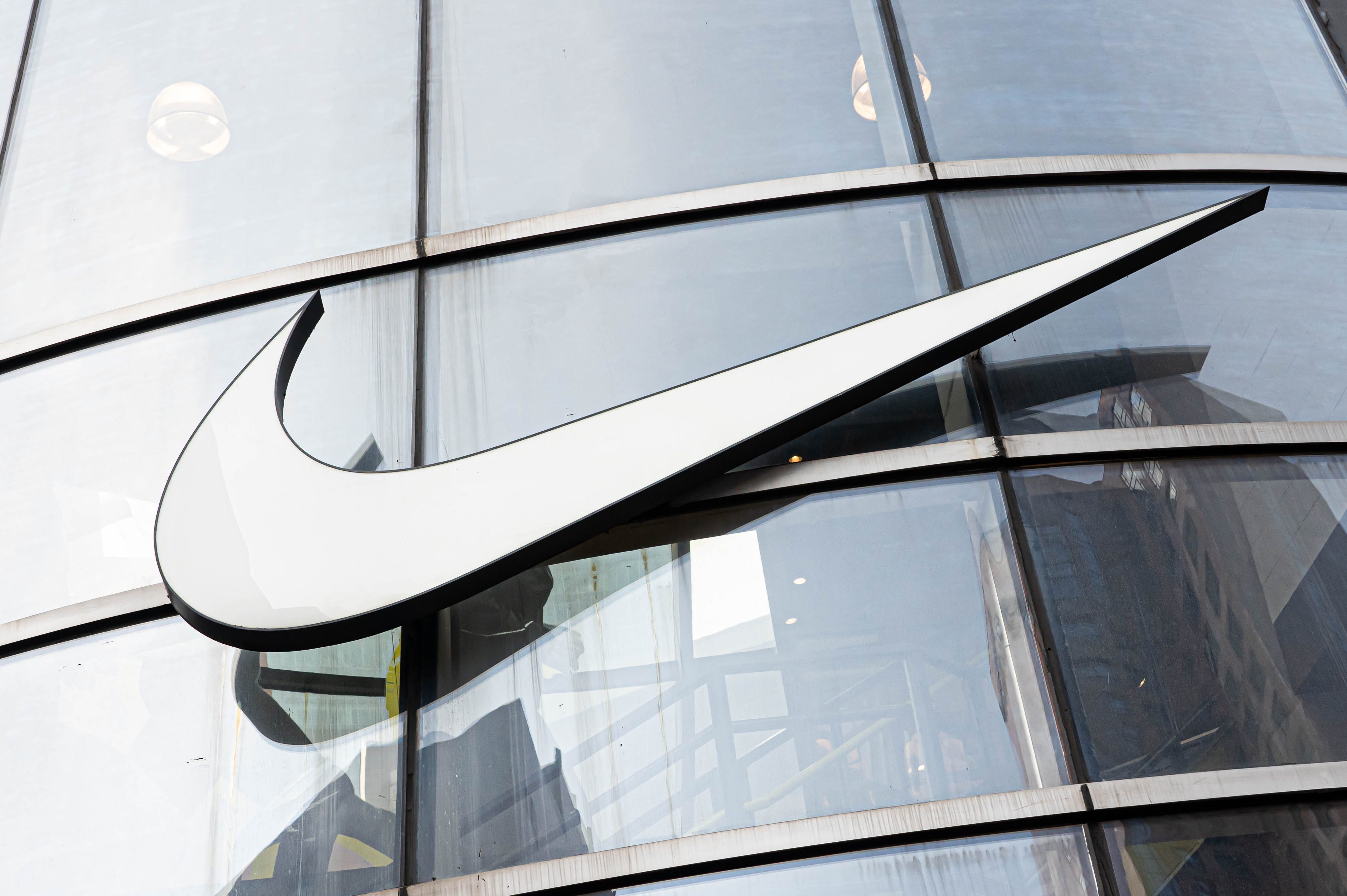 A Nike store is pictured in Shanghai, China