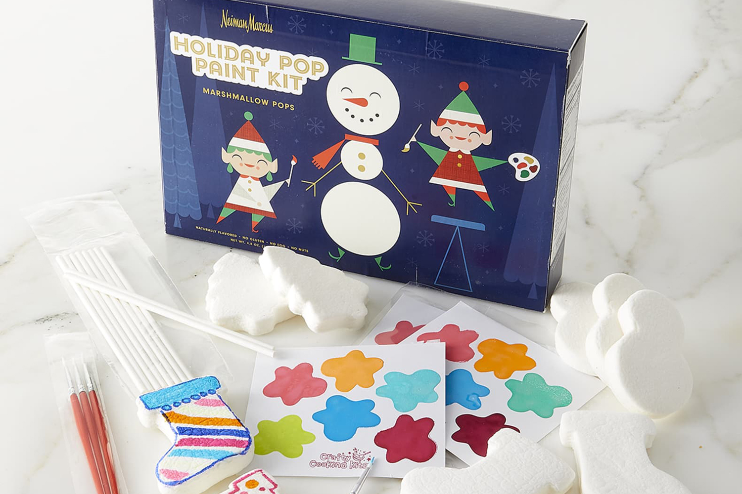 Neiman Marcus Holiday Marshmallow Pops Paint Kit