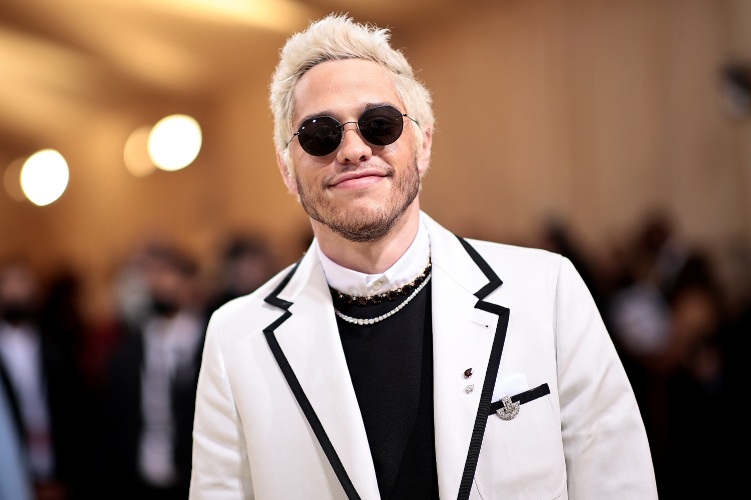 Pete Davidson attends The 2021 Met Gala Celebrating In America: A Lexicon Of Fashion at Metropolitan Museum of Art on September 13, 2021 in New York City.