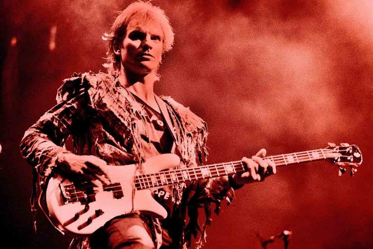 Sting of The Police performing live at Wembley Arena in 1983. A new study suggests The Police song "Every Breath You Take" is perfect for any time of day