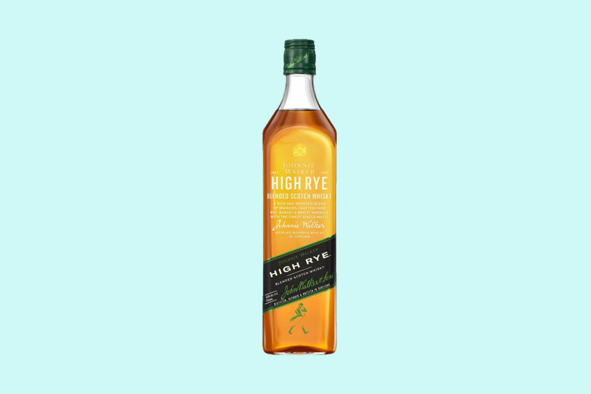 The just-released Johnnie Walker High Rye Blended Scotch