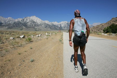 David Goggins during his 4x4x48 running challenge