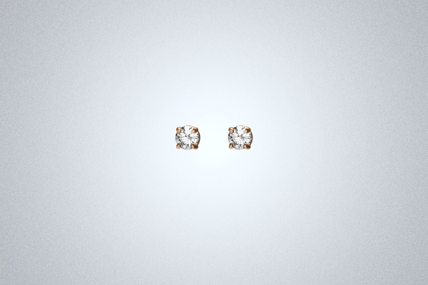 Diamond Stud Earrings with White Diamonds