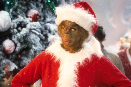 Jim Carrey Stars As The Grinch, The Green Monster Who Disguises Himself As Santa Claus And Burglarizes Every Single House In The Village Of Whoville On Christmas Eve In The Live-Action Adaptation Of The Famous Christmas Tale, "Dr. Seuss' How The Grinch Stole Christmas," Directed By Ron Howard.