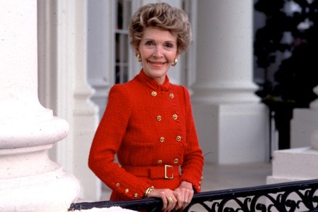 Former First Lady Nancy Reagan, poses for a portrait at the White House in Washington, DC. A Twitter meme has recently showcased the former First Lady in a different light.
