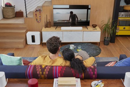Sonos products are designed to work well together for easy home theater setup.