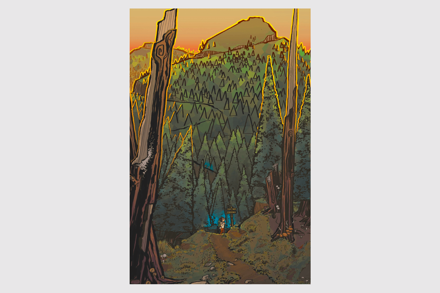 Yosemite Inspired Print